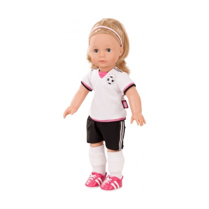 Кукла Джессика в футбольной форме