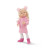 Костюм с розовыми помпончиками для кукол 36 см